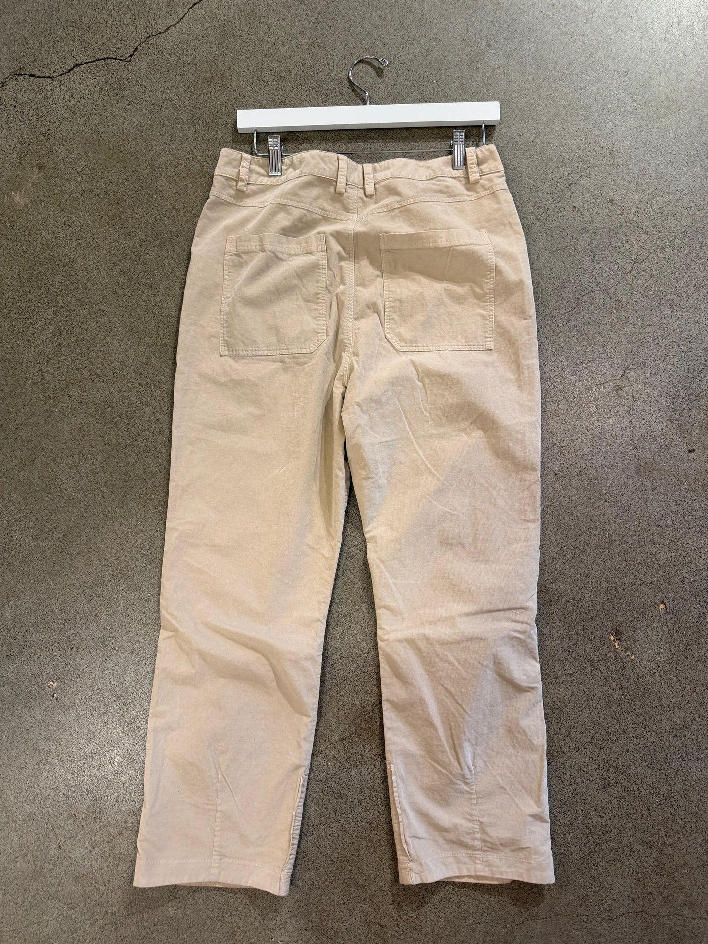 Kristensen Du Nord - Soft Corduroy Cropped Pants in Jute or Graphite