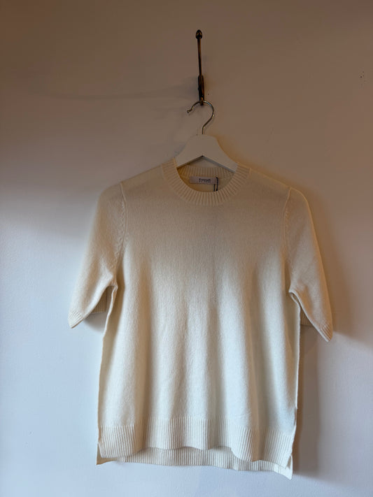Kristensen Du Nord - Cashmere Tee in Winter White