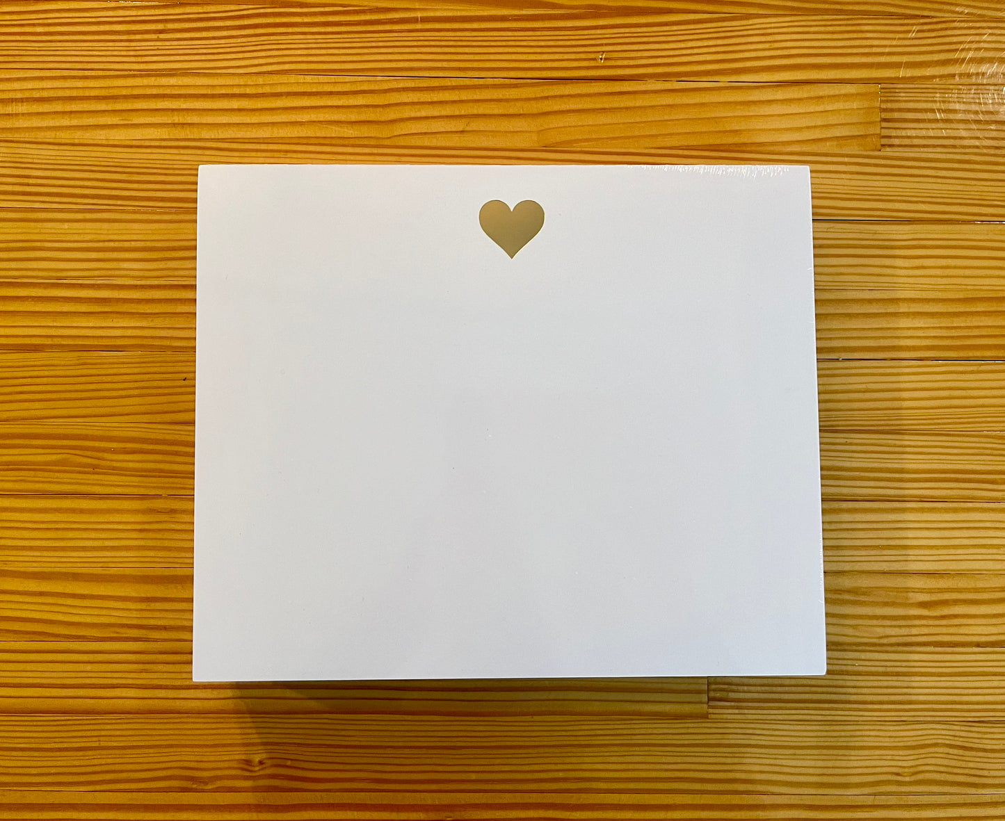 Black Ink - Luxe Heart Notepad