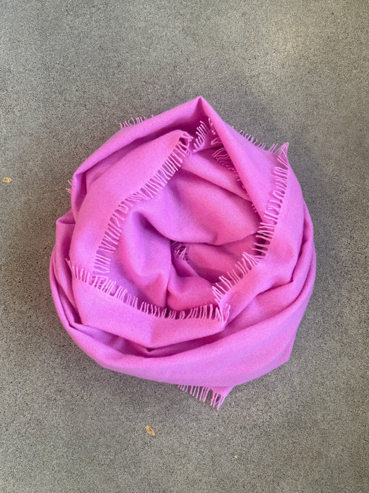 KAS - Lightweight Woven Cashmere Scarf in Orchid