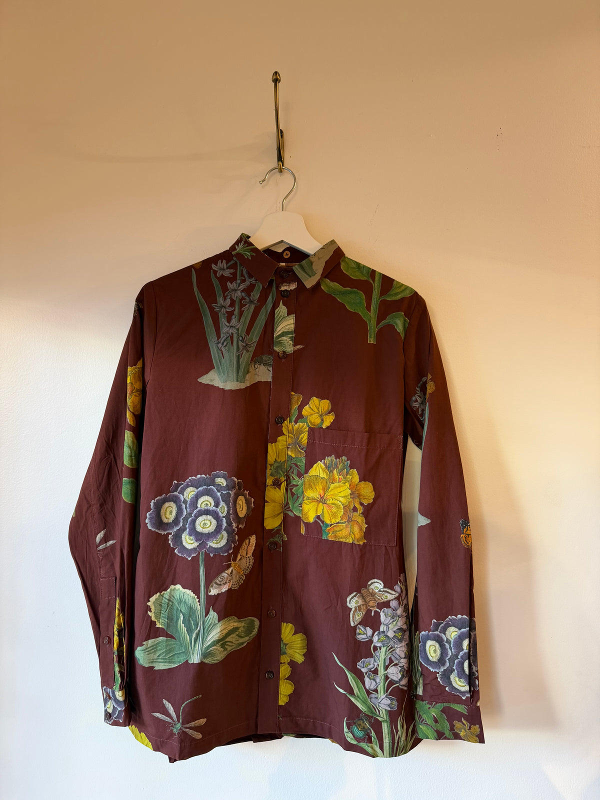 Aleksandr Manamis- Single Pocket Shirt in Natura Rouge
