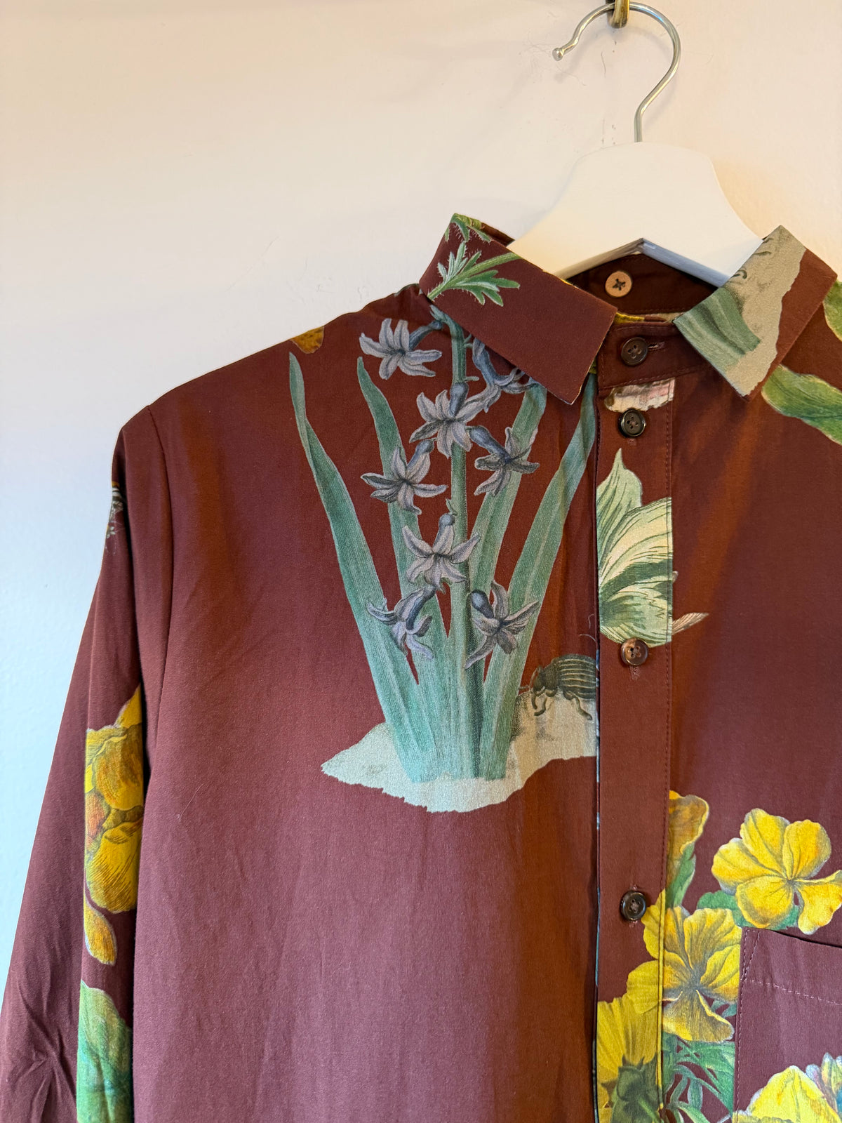 Aleksandr Manamis- Single Pocket Shirt in Natura Rouge