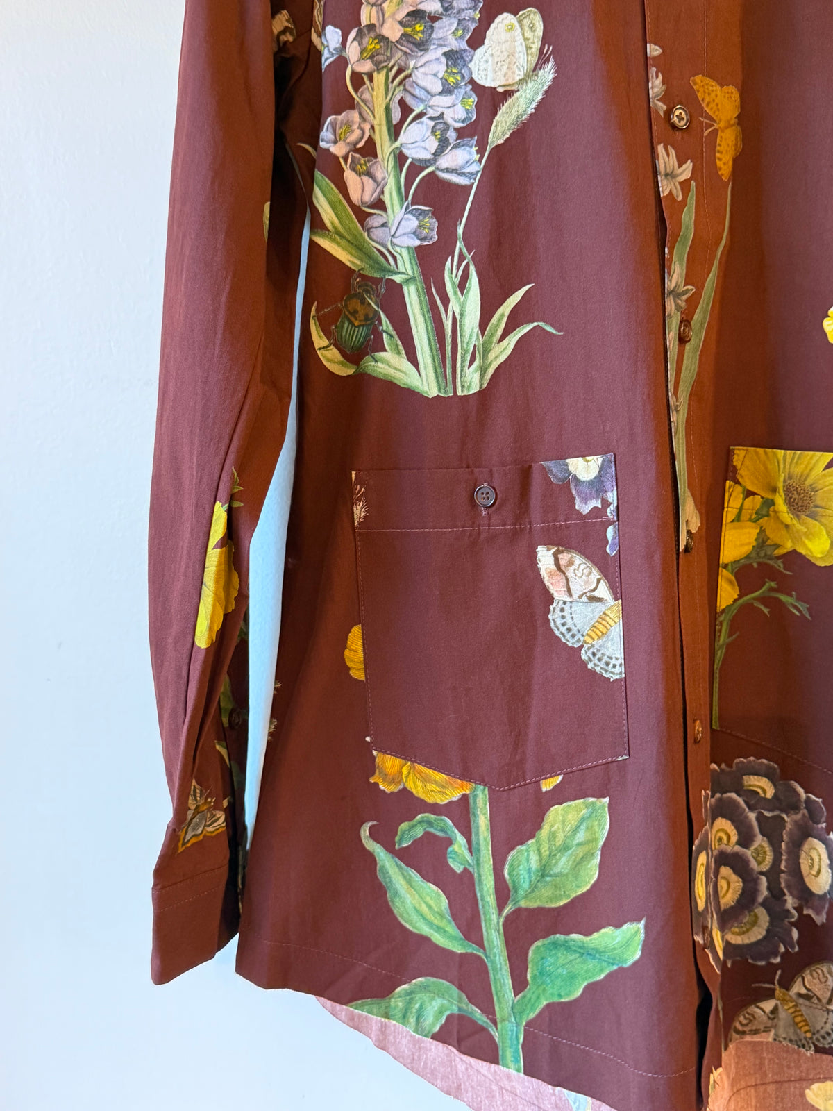 Aleksandr Manamis- Two Pocket Shirt in Natura Rouge