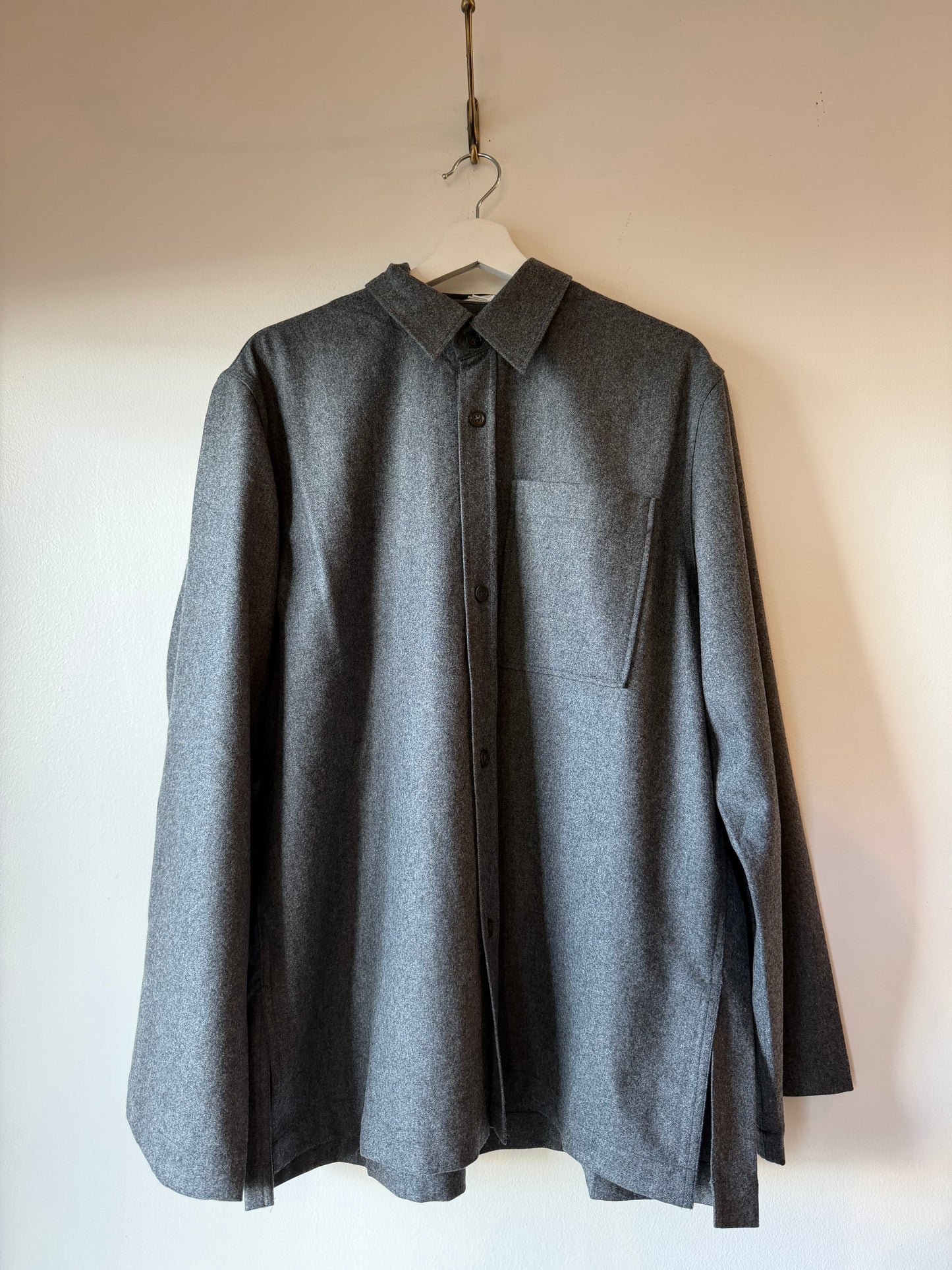 Sofie D'Hoore - Barit Work Shirt in Grey Wool