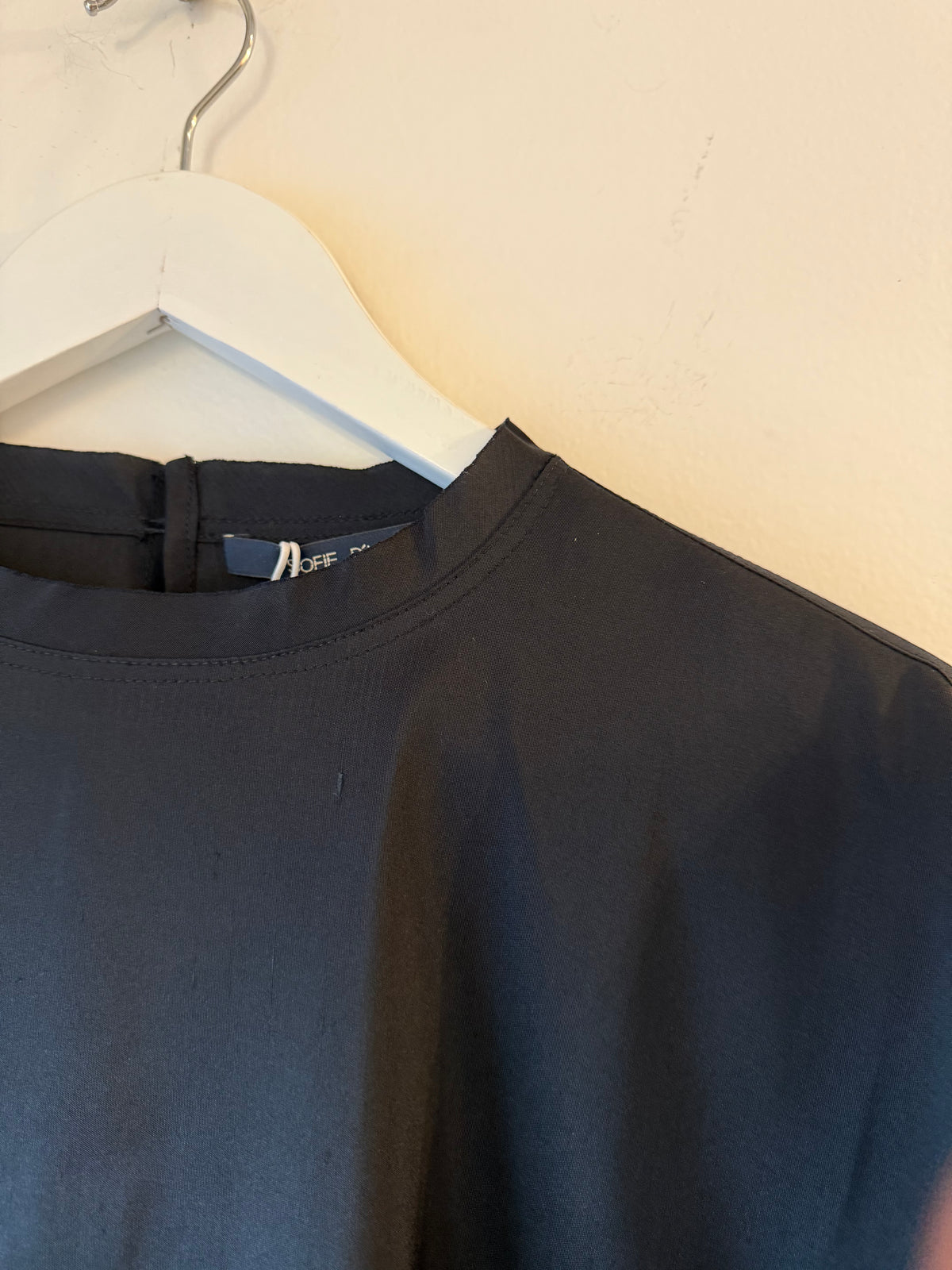 Sofie D'Hoore - Dawn Simple Dress in Black Silk