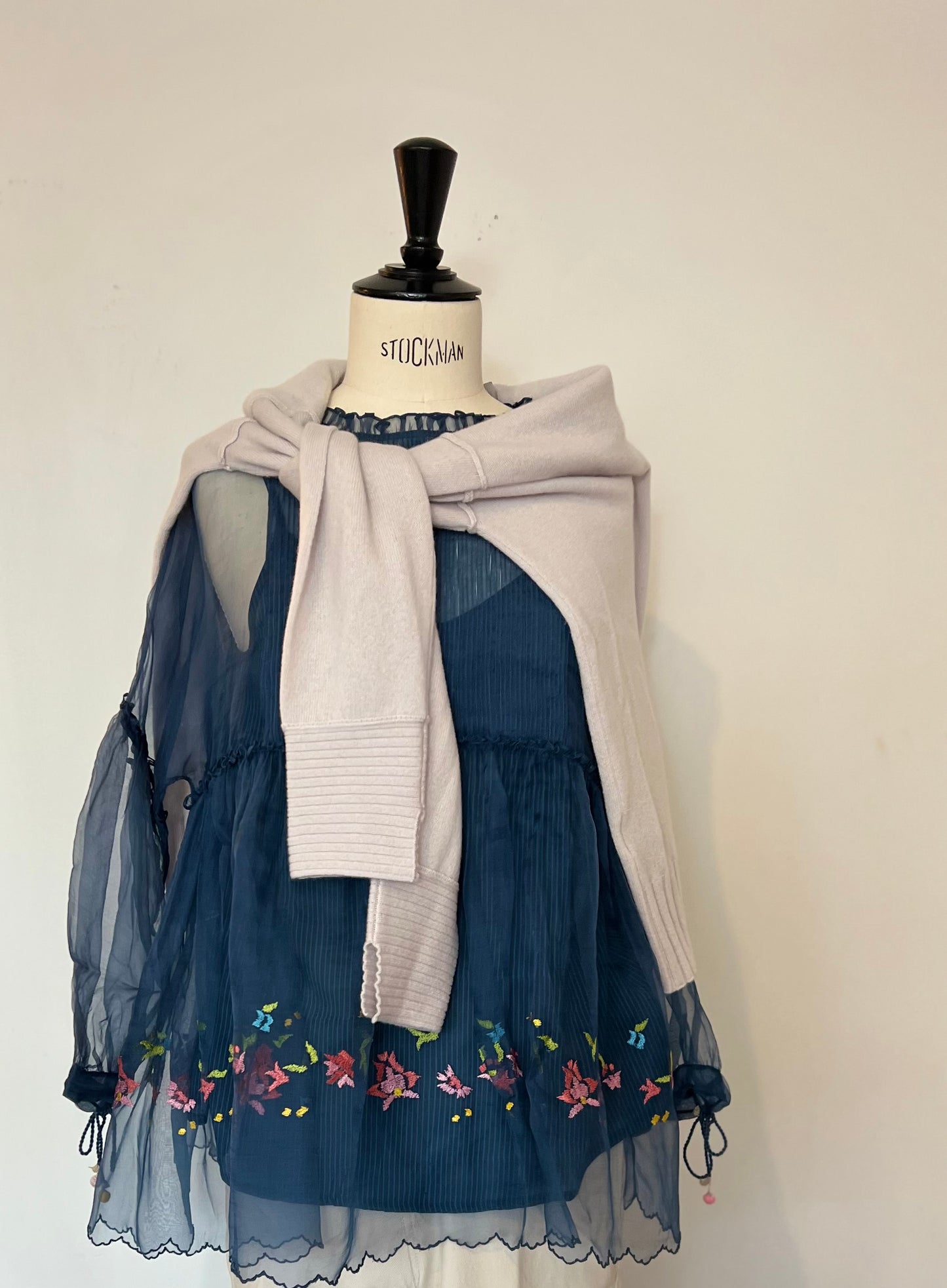 EKA - Ashlynn Top in Navy