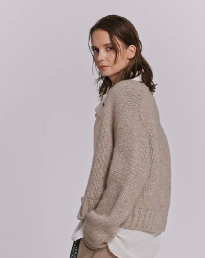 Lis Lareida - Vancouver Cardigan in Natural