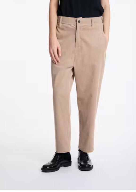Lis Lareida - Paris Corduroy Pants in Sanded Beige