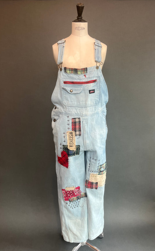 Origami Crane - Dickies Washed Overalls w/ Lumber Patches