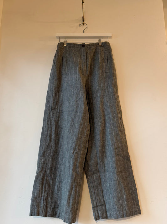 Hannoh- Pant Paulette in Grey Stripe