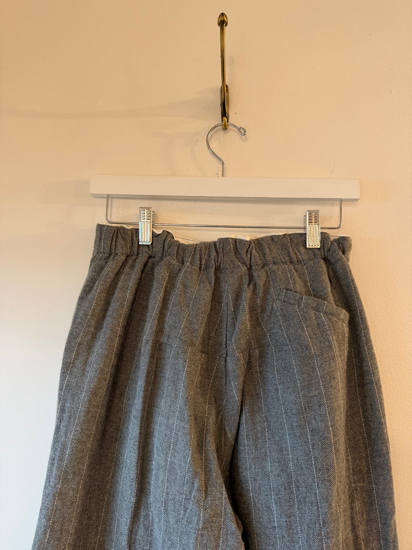 Hannoh- Pant Paulette in Grey Stripe