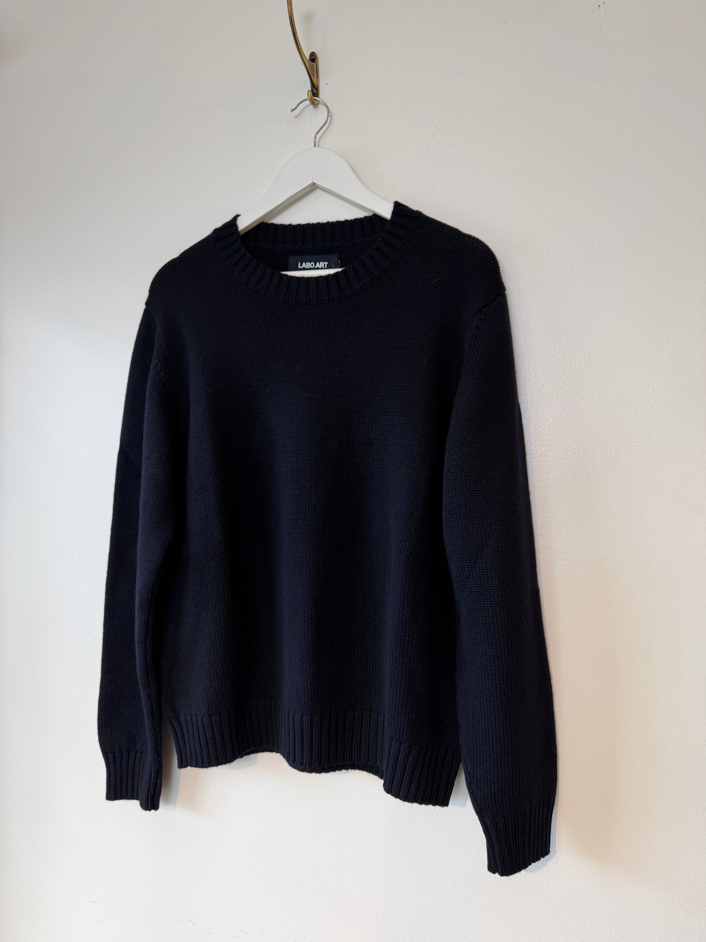 Labo Art Men - Navy Pullover in Soft Wool