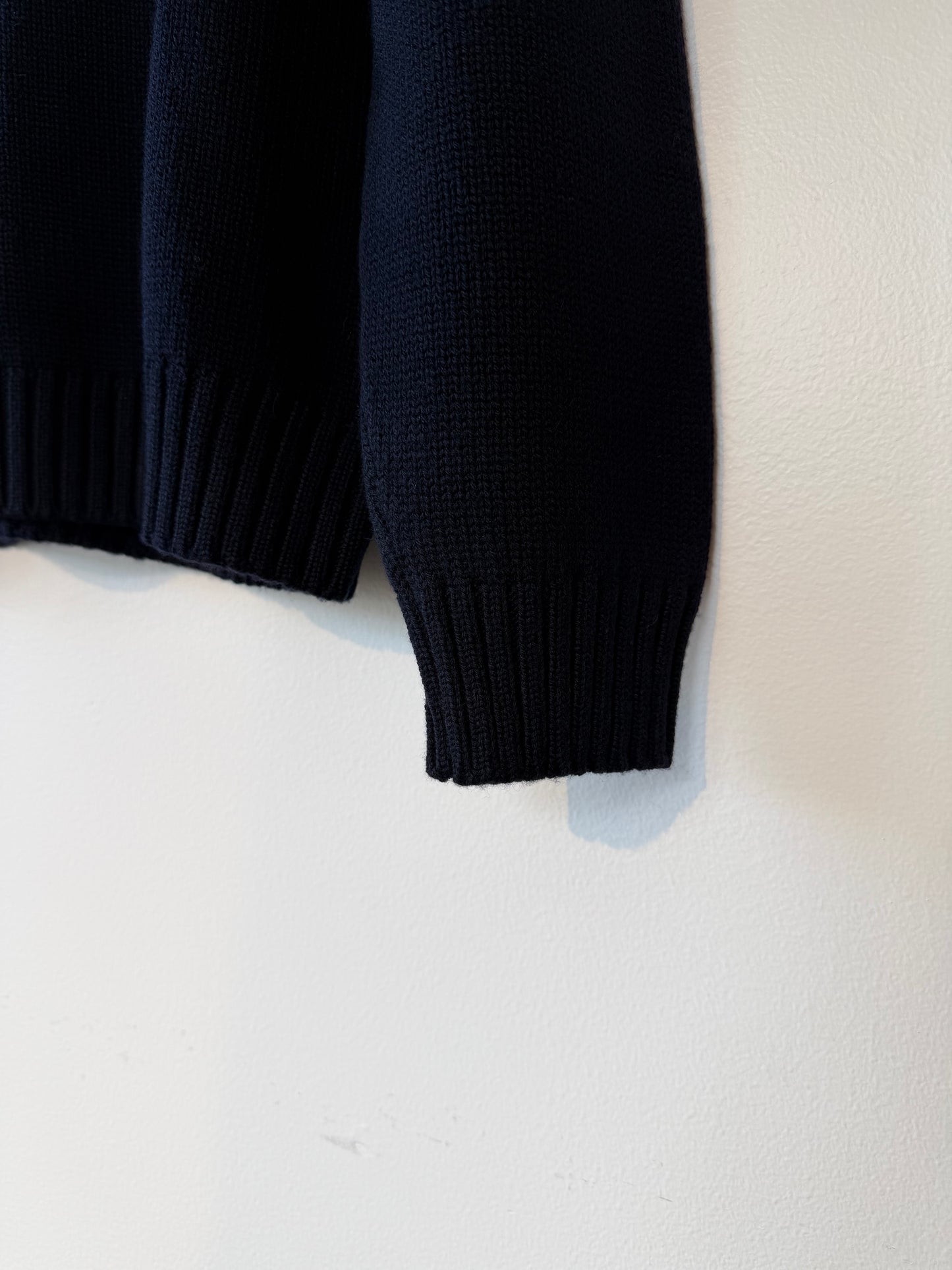Labo Art Men - Navy Pullover in Soft Wool