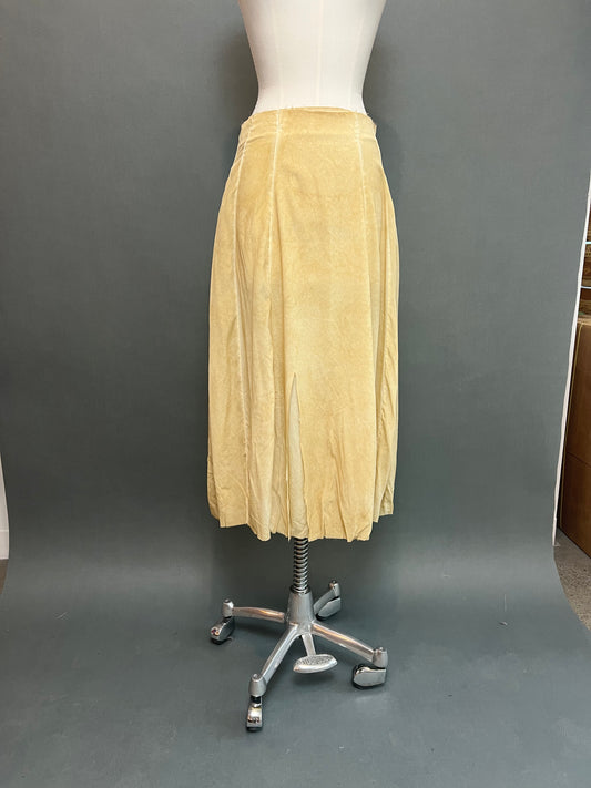 Rundholz Dip - Silk Skirt in Faded Butterscotch(L)