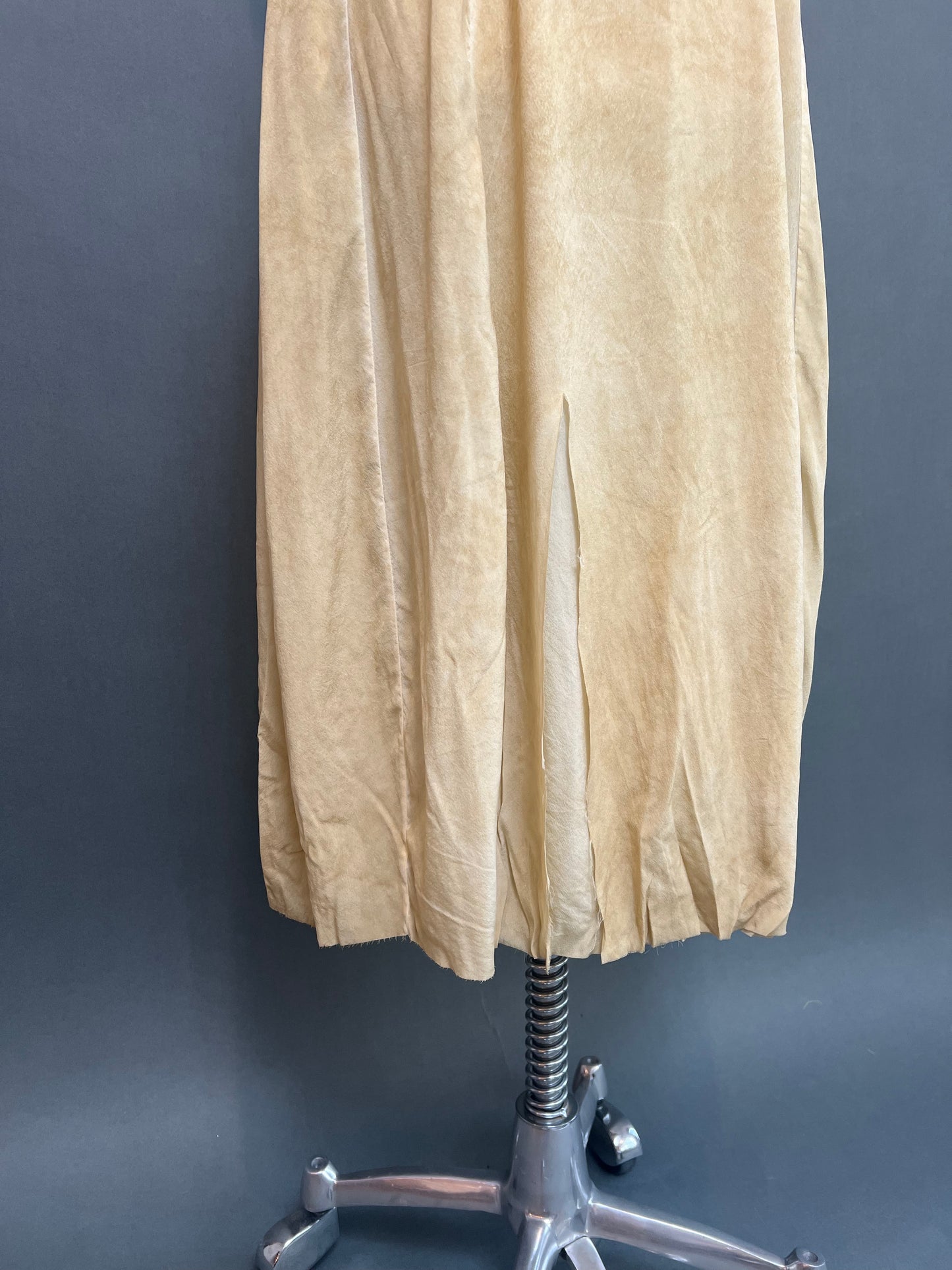 Rundholz Dip - Silk Skirt in Black or Faded Butterscotch