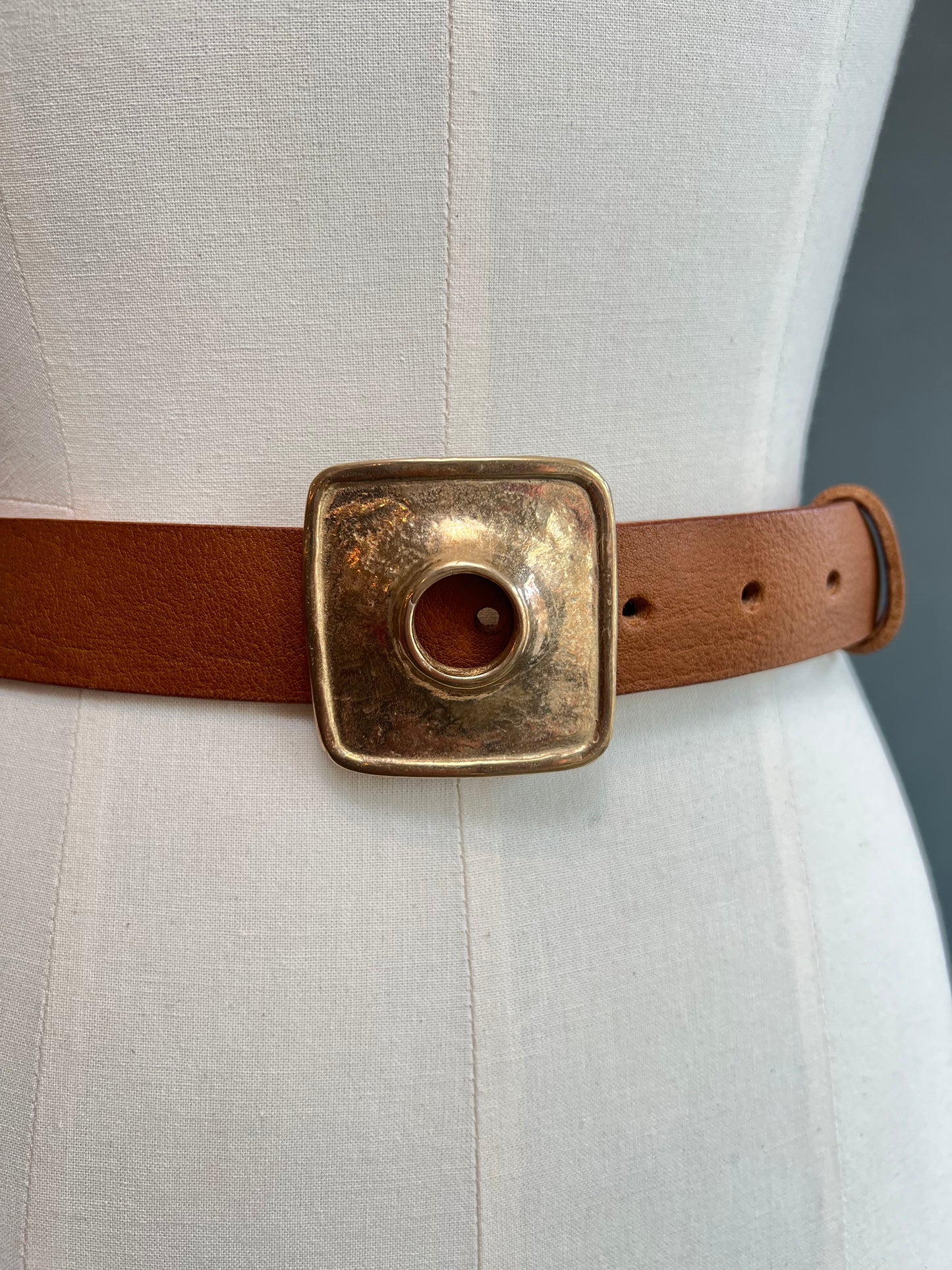 Massimo Palomba - Brown Belt with Bronze Buckle