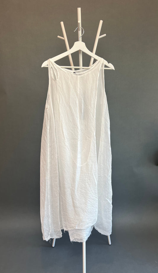 Rundholz - Double-Up Slip Dress in White