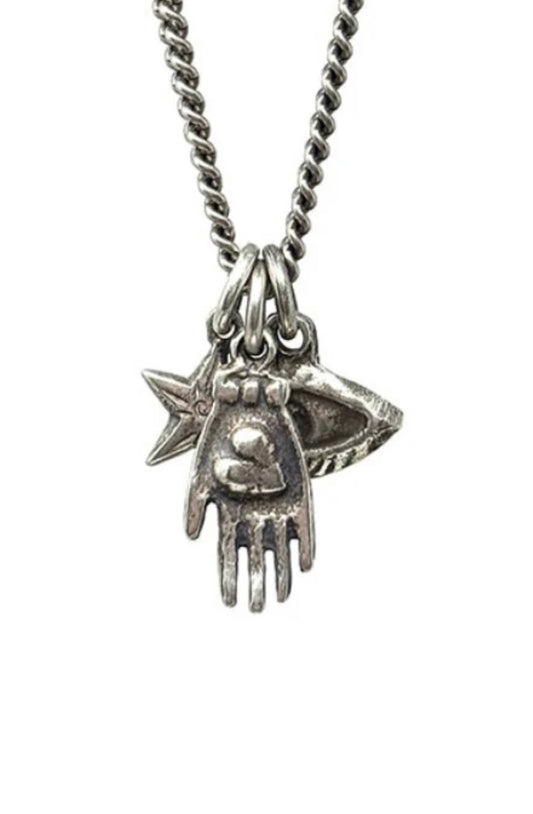 Shannon Koszyk- Sterling Silver Milagros Protection Necklace