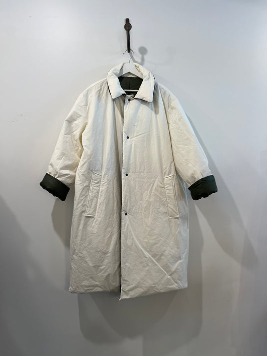 Sofie D'Hoore - Otis Reversible Coat  in Ivory & Khaki