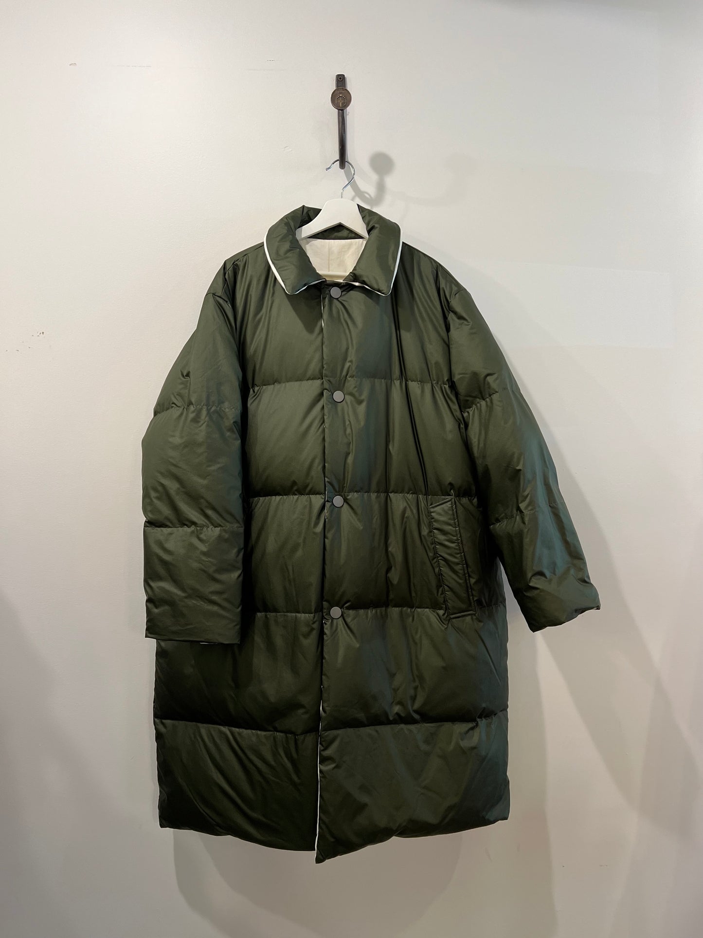 Sofie D'Hoore - Otis Reversible Coat  in Ivory & Khaki