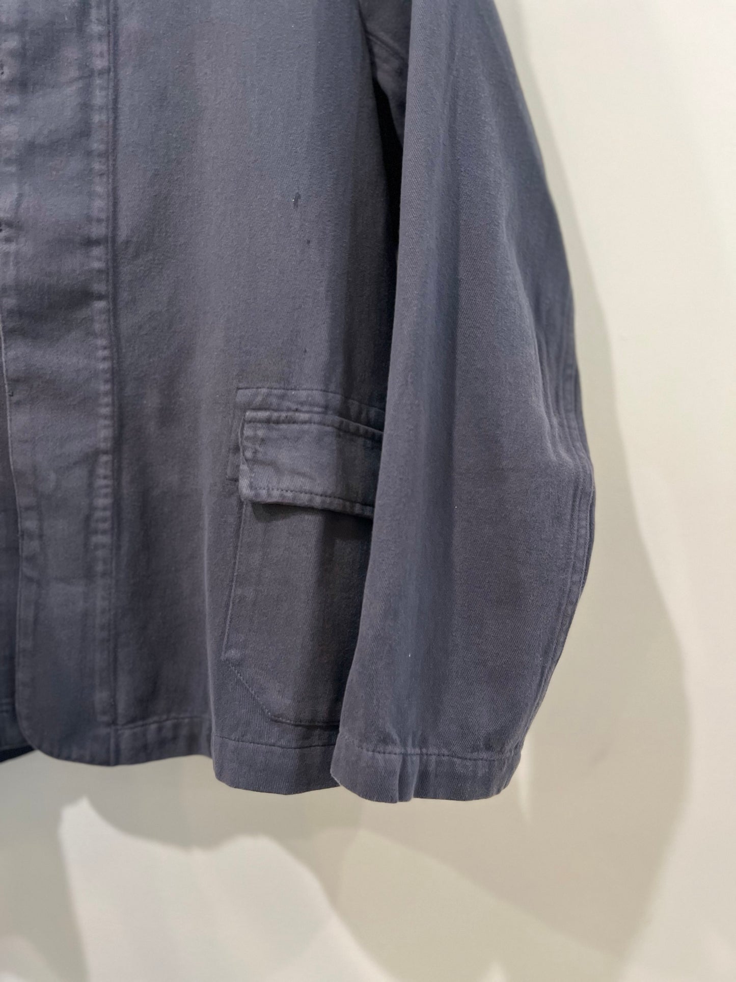 Labo Art - Sculpted Collar Jacket in Petrol