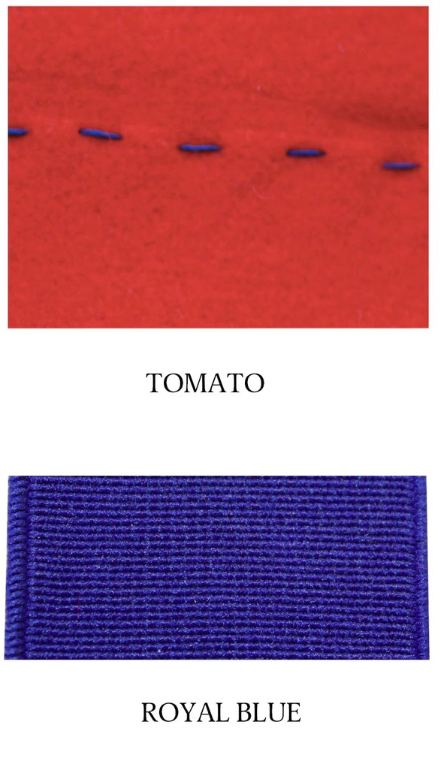 Lola Hats - Snap Cap in Tomato/Grey/Navy