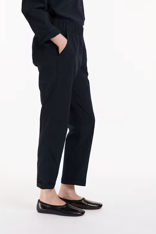 Lis Lareida - Leona Pull-on Corduroy Pants Navy or Grey