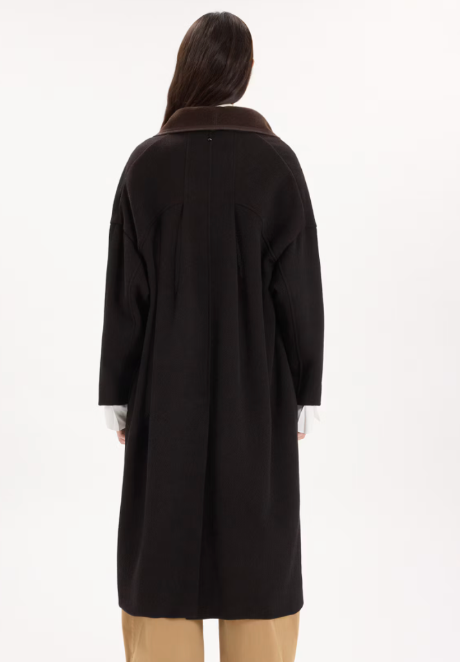 High Clothing - Gamma Coat in Chocolate