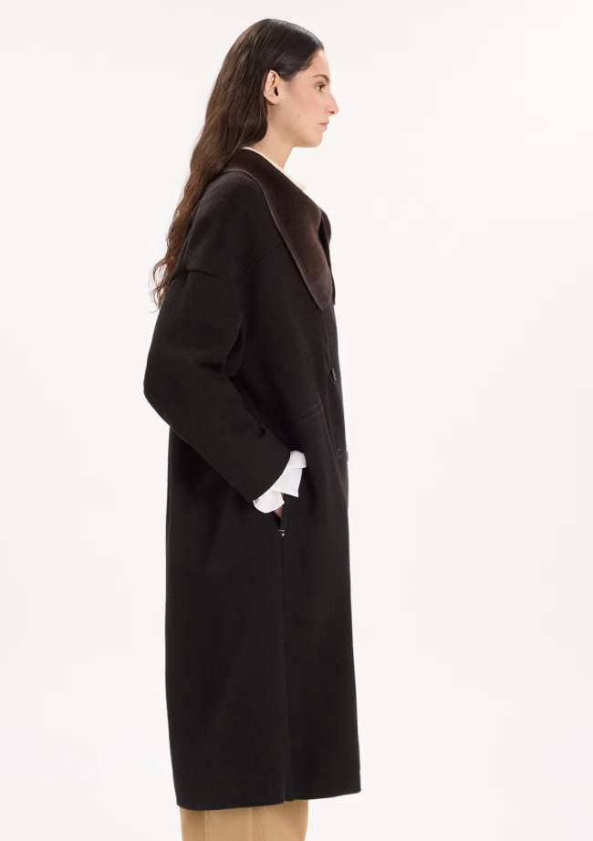 High Clothing - Gamma Coat in Chocolate