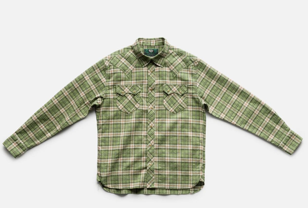 Black Bear Brand Men - Sage Plaid P-Snap Shirt