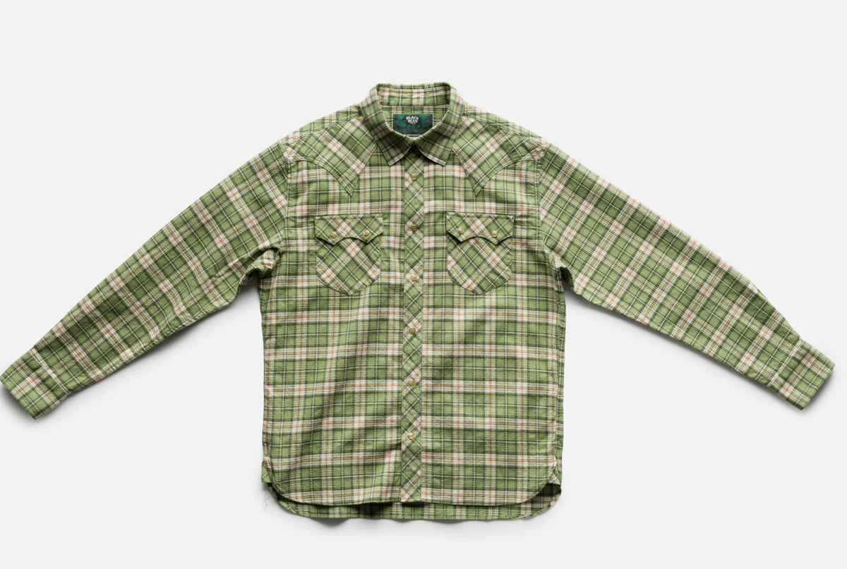 Black Bear Brand Men - Sage Plaid P-Snap Shirt