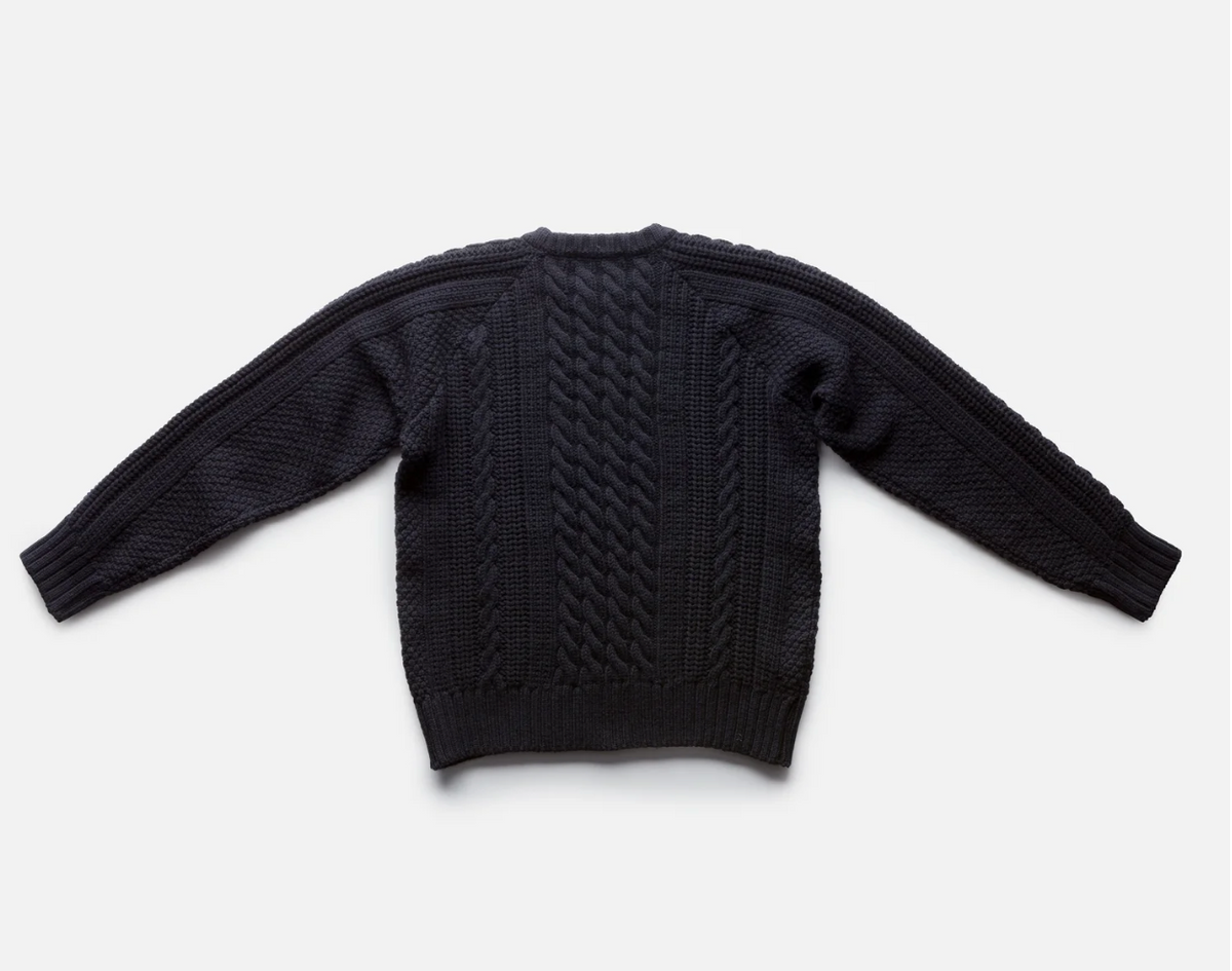 Black Bear Brand - Fisherman Sweater in Navy