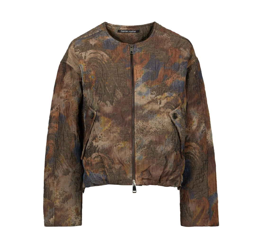 Hannes Roether - Patterned Bomber Jacket