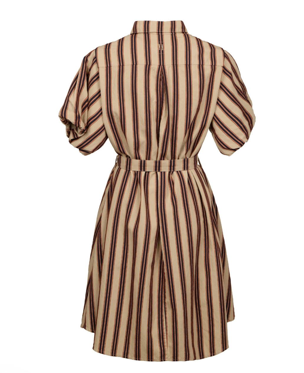 Hannes Roether - Puff Sleeve Striped Dress