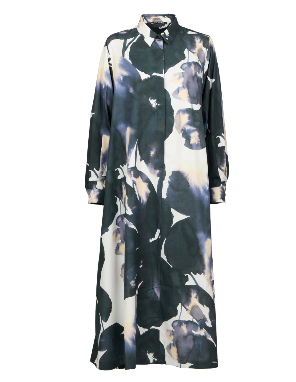 Hannes Roether - Blue Floral Print Dress