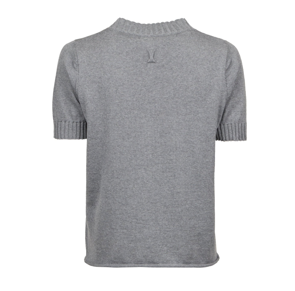 Hannes Roether - Light Short Sleeve Knit Sweater in Light or Dark Gray