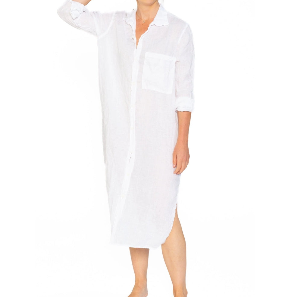 CP Shades - Elle Shirtdress in Blue