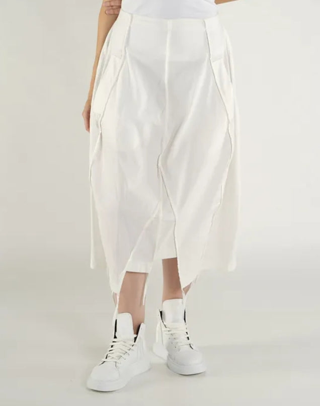 Rundholz Black Label - Bubble Seam Skirt in Black or White