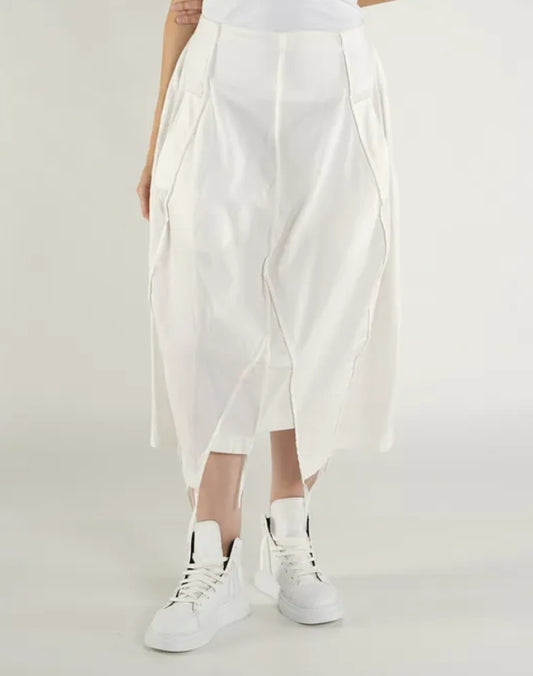 Rundholz Black Label - Bubble Seam Skirt in Black or White
