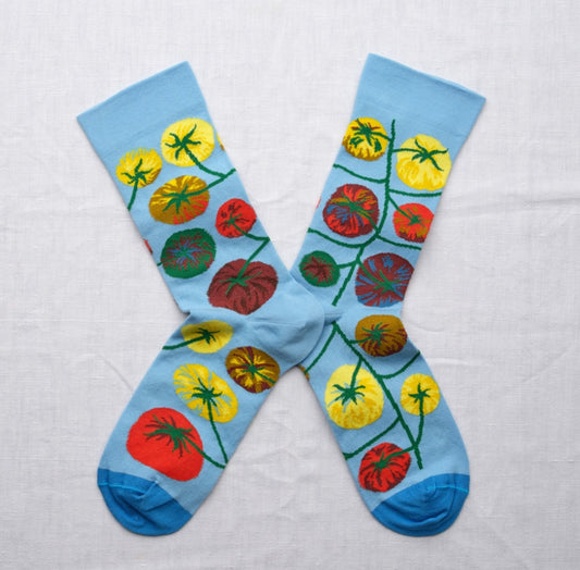 Bonne Maison - Chaussette Tomate Azur