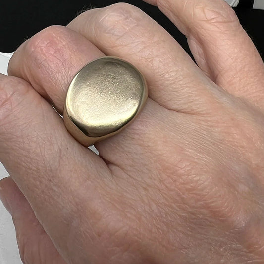 Shannon Koszyk - Chunky Ancient Bronze Signet Ring