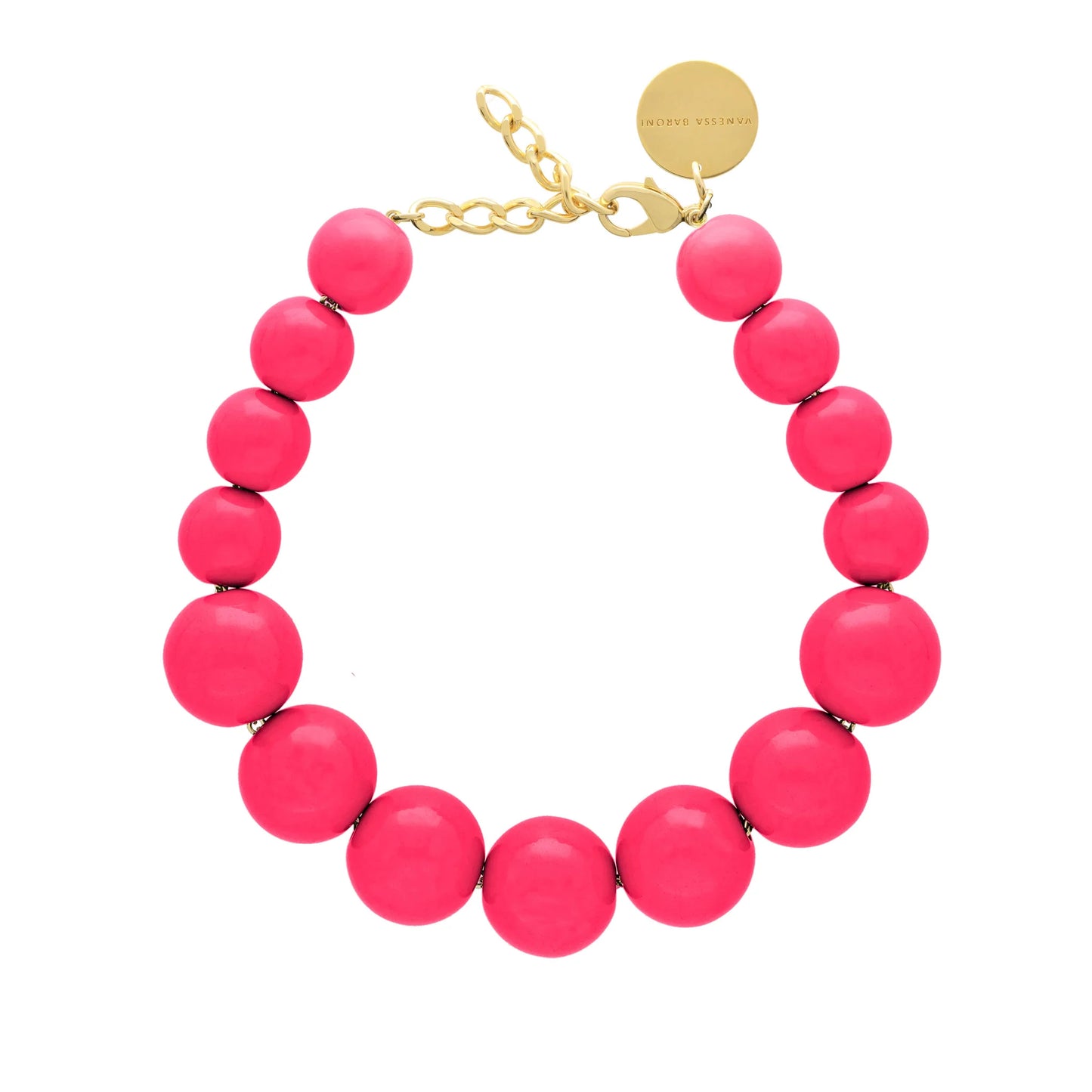 Vanessa Baroni - Beads Necklace in Pink