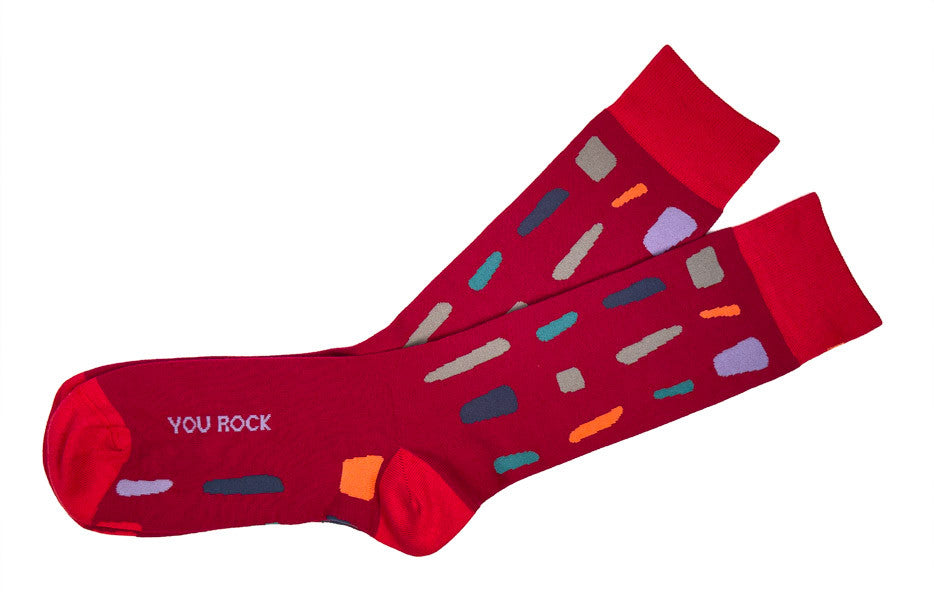 Pōsie Turner - You Rock Mid-Calf Socks in Men's Sizing