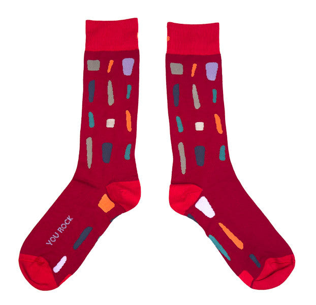 Pōsie Turner - You Rock Mid-Calf Socks in Men's Sizing