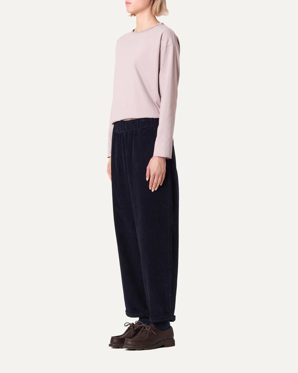 Labo Art - Corduroy Easy Pant in Camel or Petrol