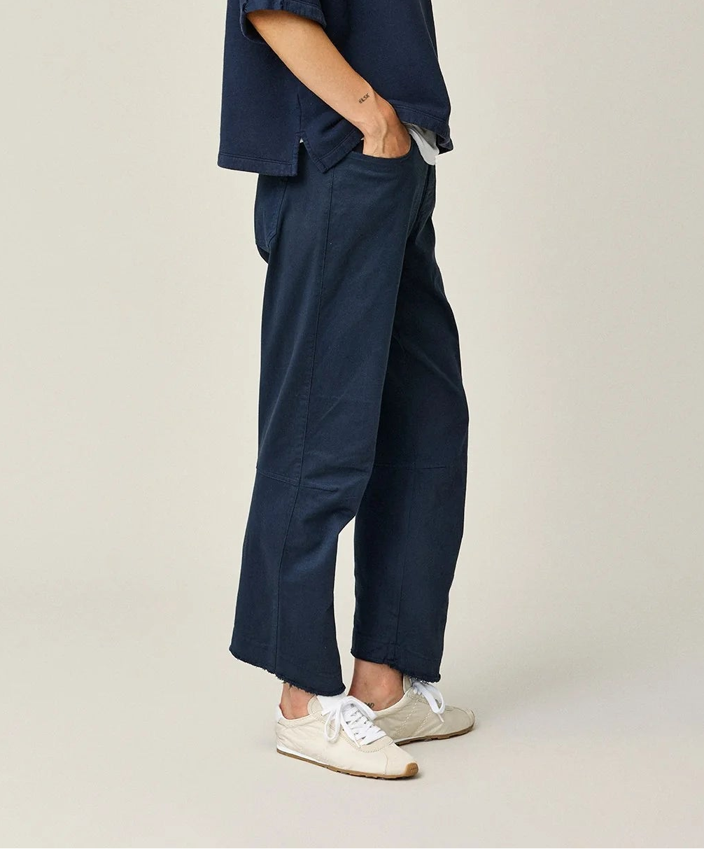 Kristensen Du Nord - Casual Cotton Cropped Pants in Safari