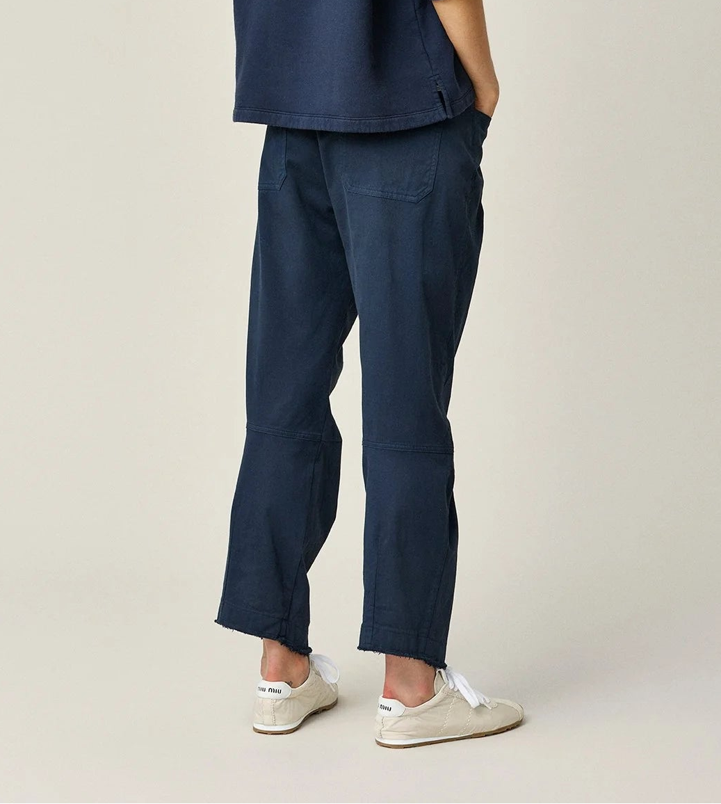 Kristensen Du Nord - Casual Cotton Cropped Pants in Safari