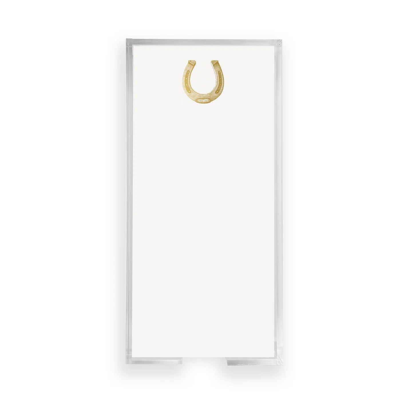 Black Ink - Gold Foil Buck Notepad