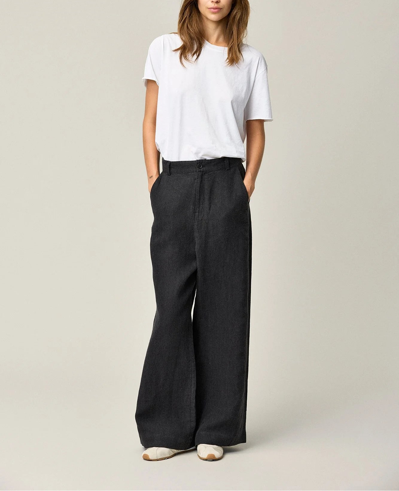 Kristensen Du Nord - Luxury Linen Wide Pants