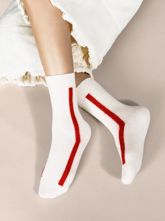 Hansel from Basel - Racing Stripe Cashmere Crew